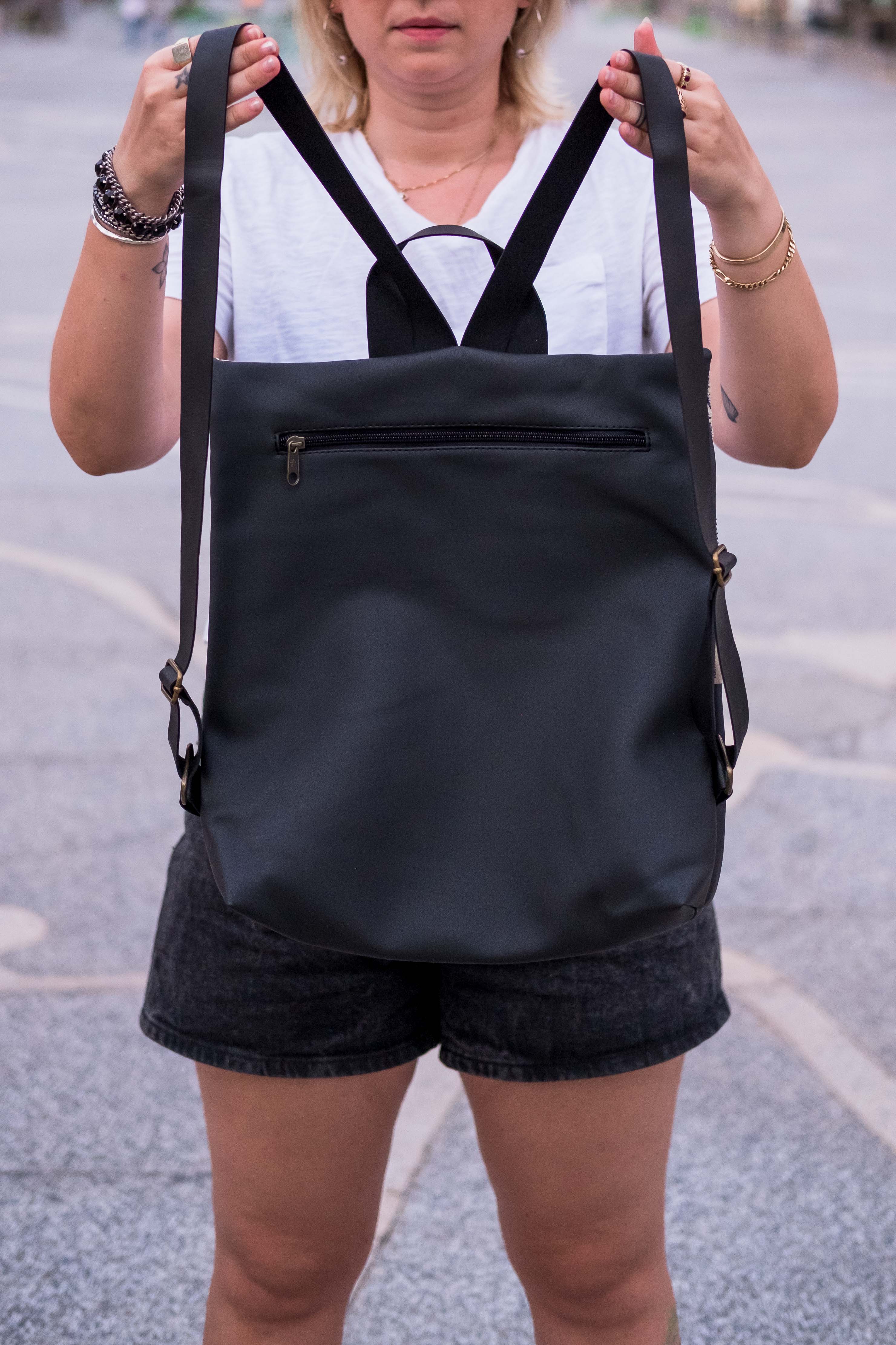 מלבן אפור טוויד