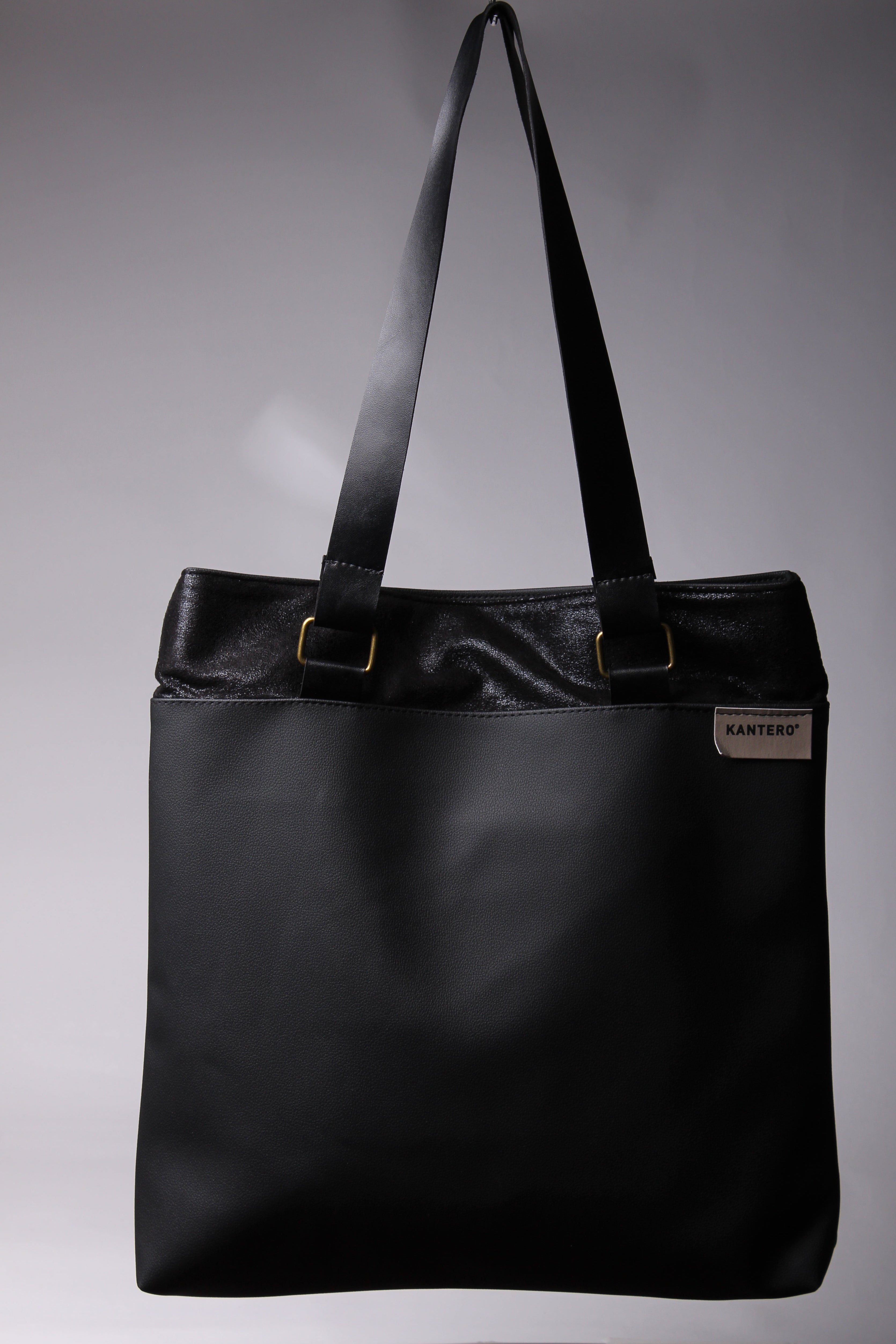 תיק כתף שחור נצנצים ושחור