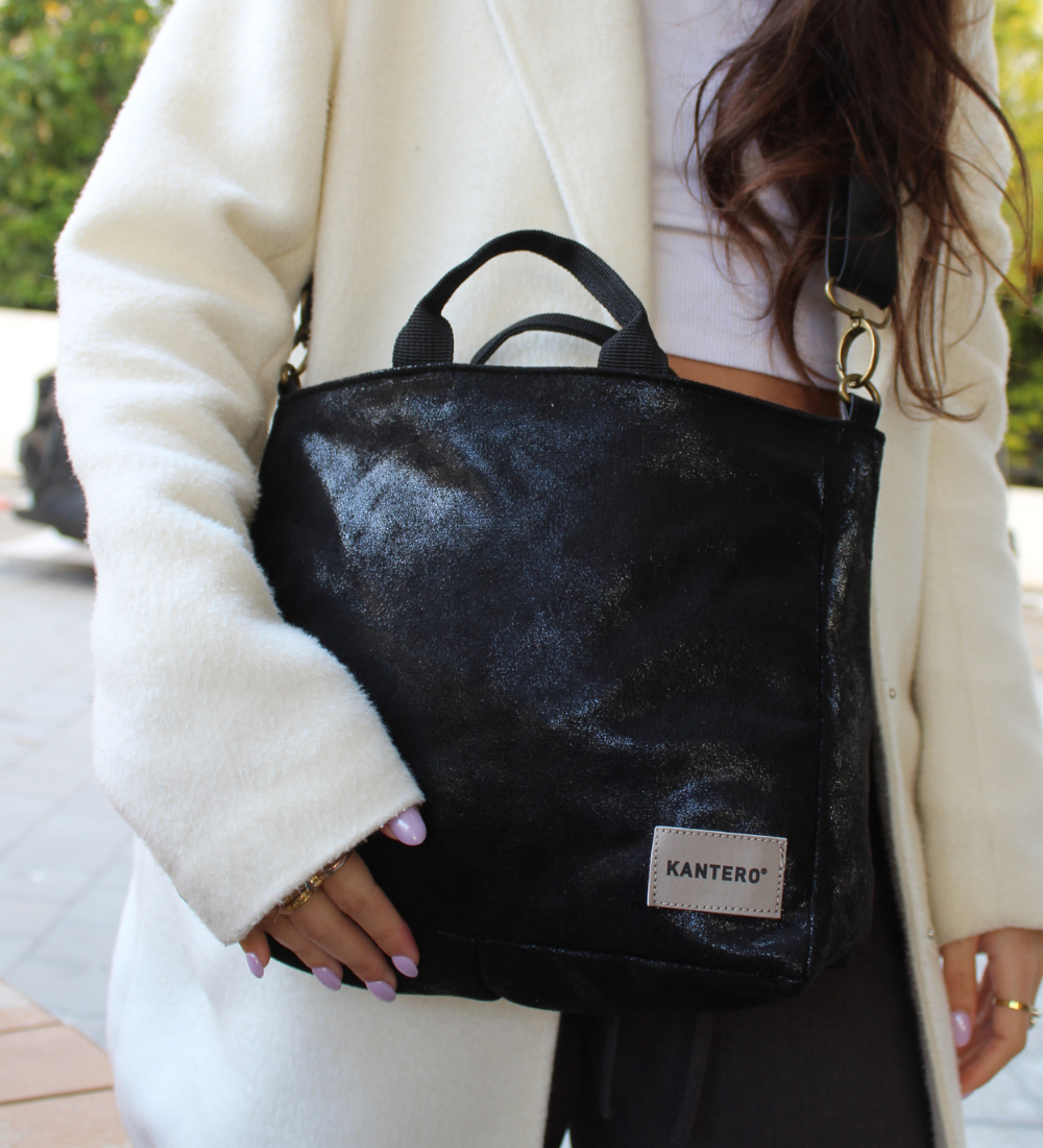 מיני פליפ שחור נצנצים