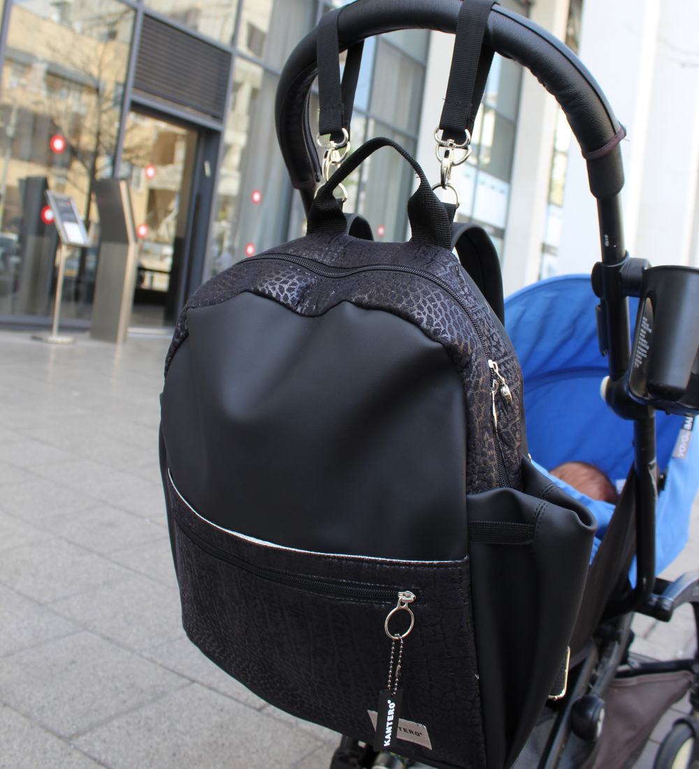 בייביבום הדפס תנין שחור ושחור