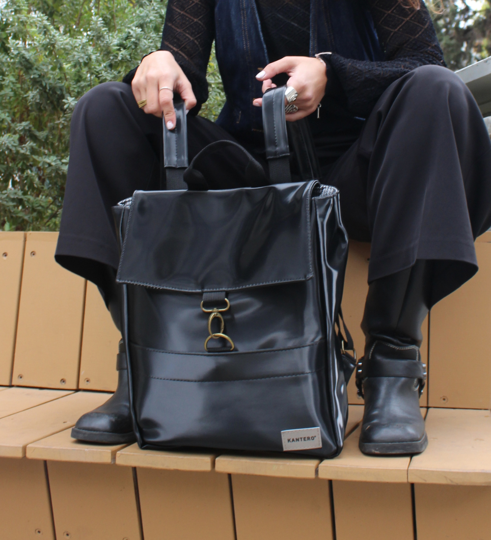 תיק גב אקספרט- שחור ג'אז