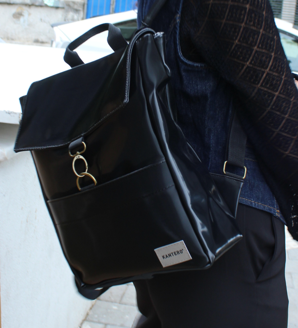 תיק גב אקספרט- שחור ג'אז