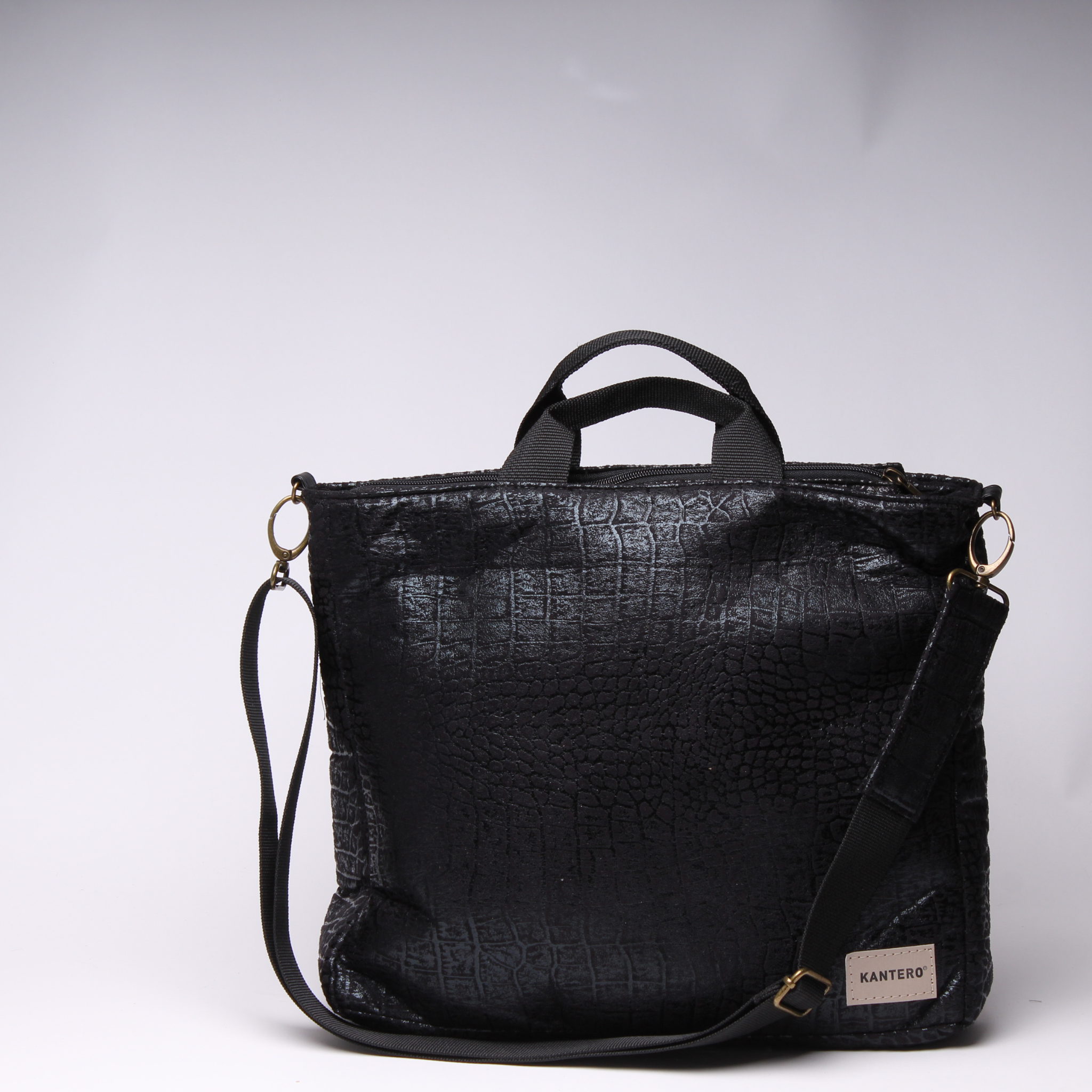 פליפ הדפס תנין שחור