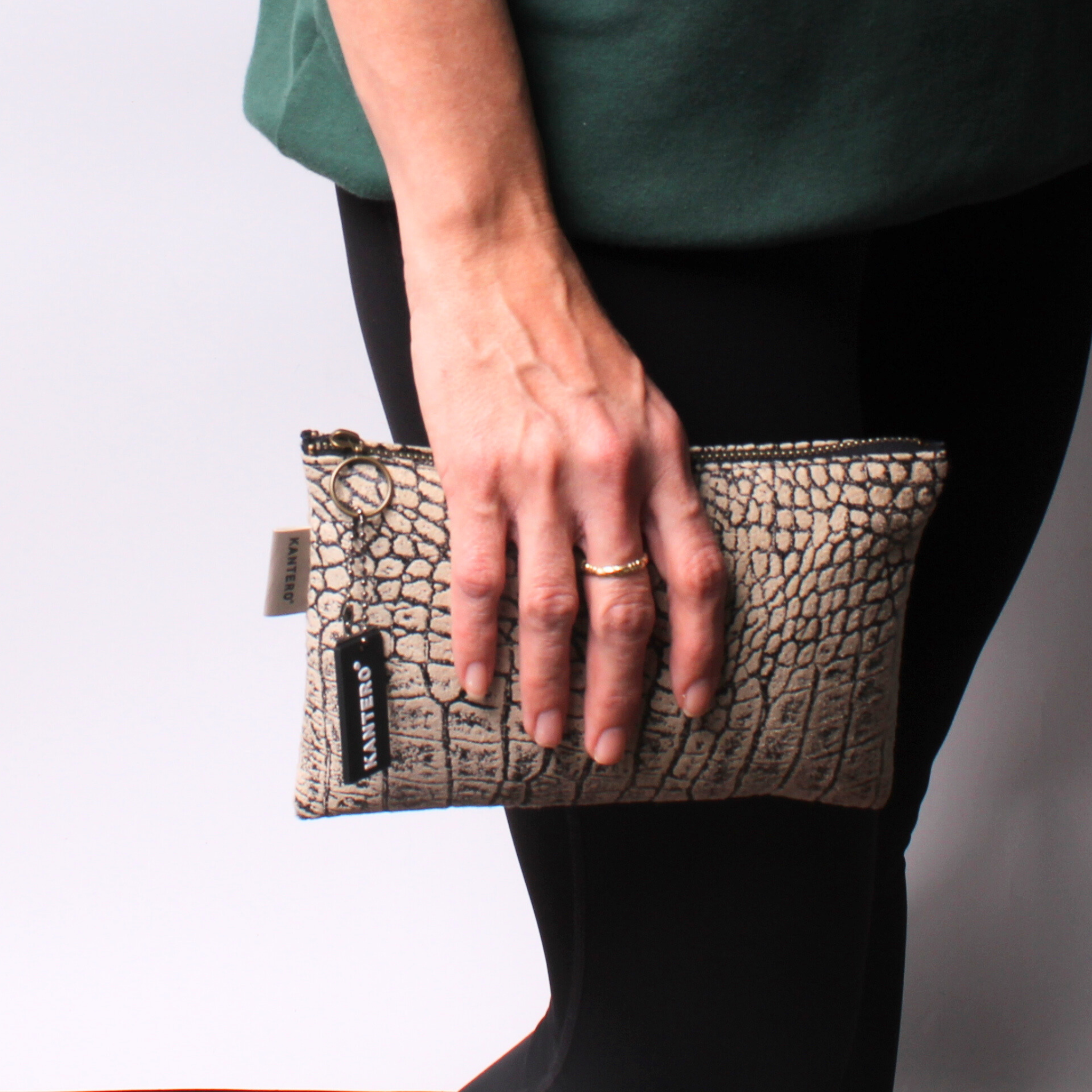 קלאץ' בינוני הדפס תנין