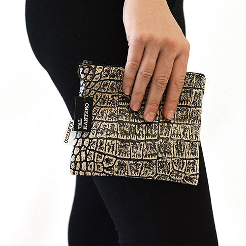 קלאץ' קטן הדפס תנין