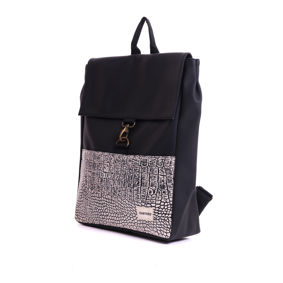 תיק גב אקספרט-תנין ושחור