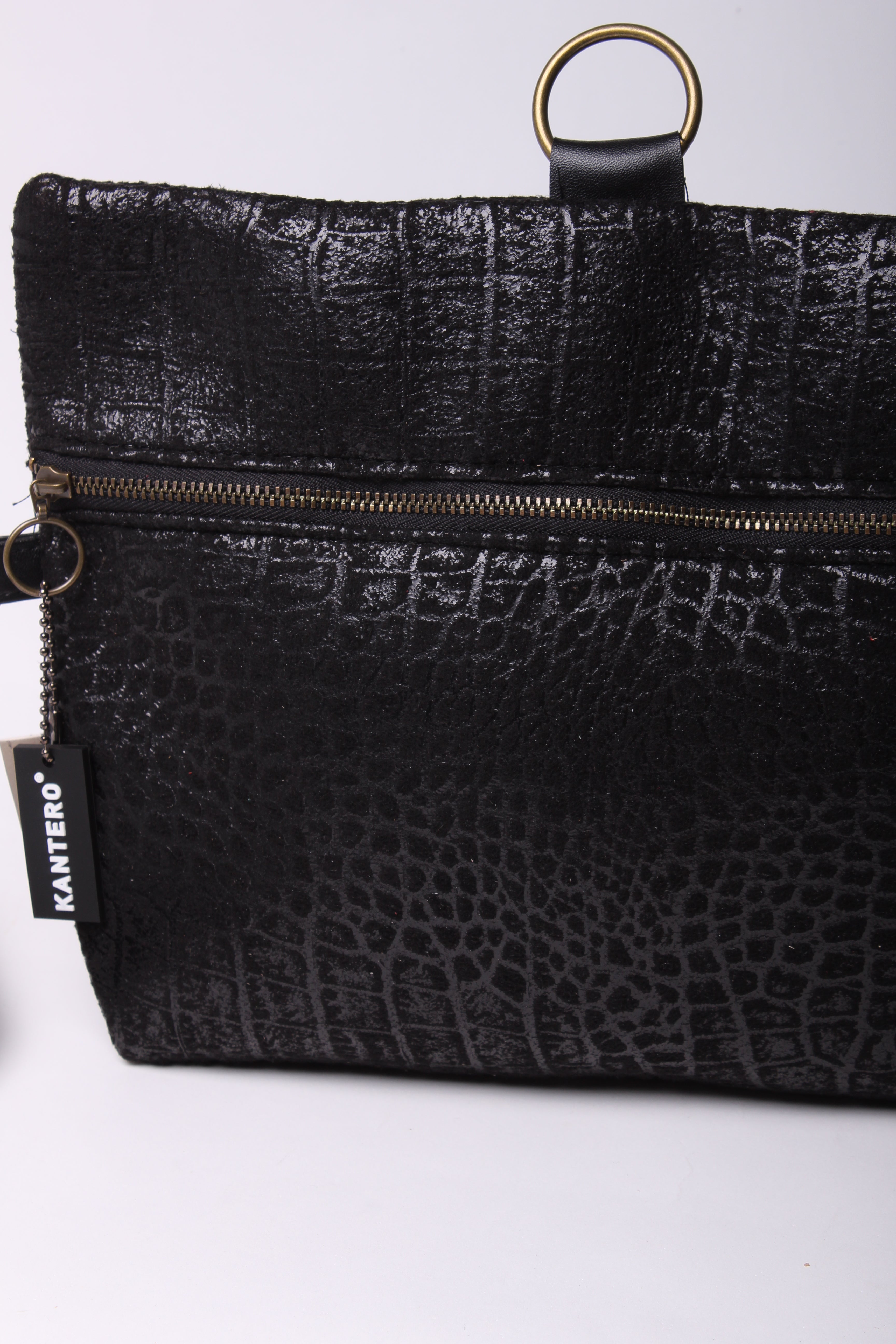 4 ב-1 הדפס תנין שחור