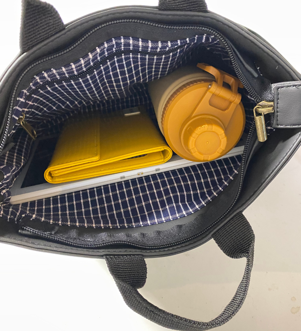 מיני פליפ שחור נצנצים