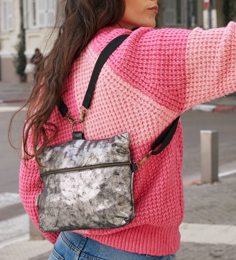 4 ב-1 כסוף משופשף