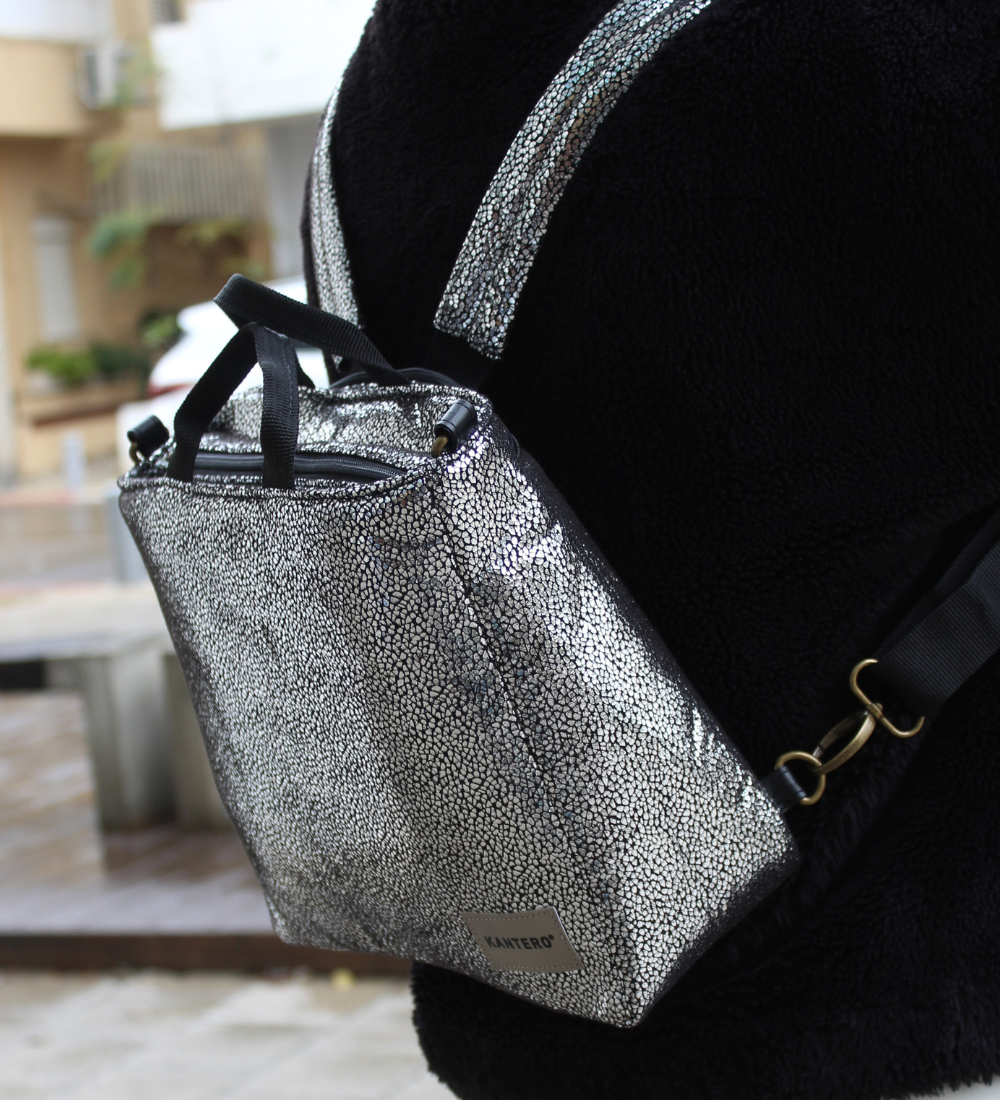 מיני פליפ נצנצים כסוף