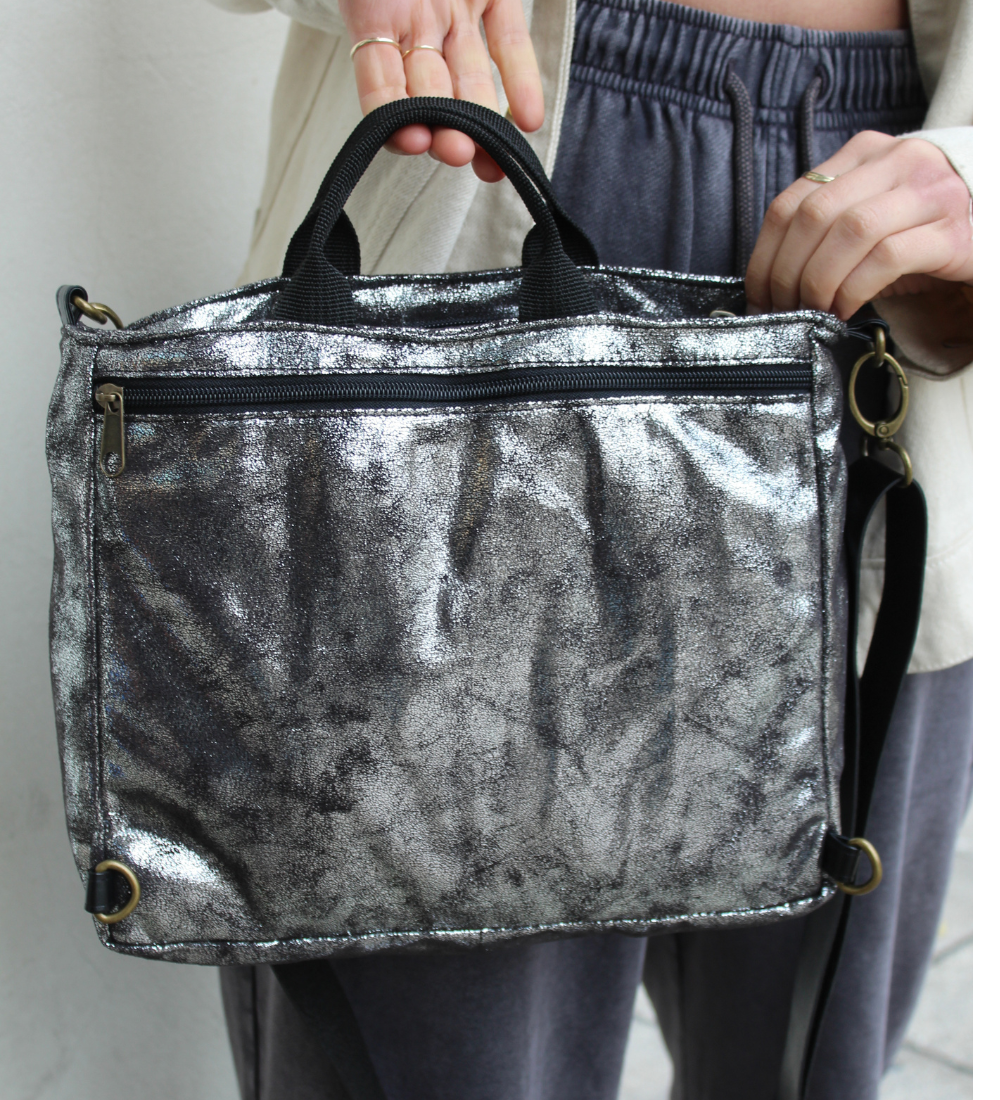 מיני פליפ כסוף משופשף