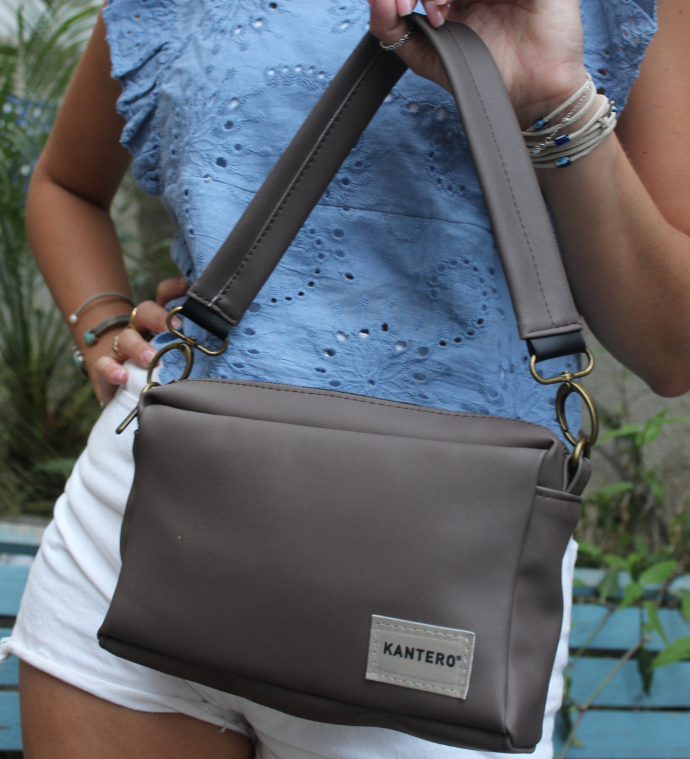 תיק צד קטן EDIT-חום בהיר