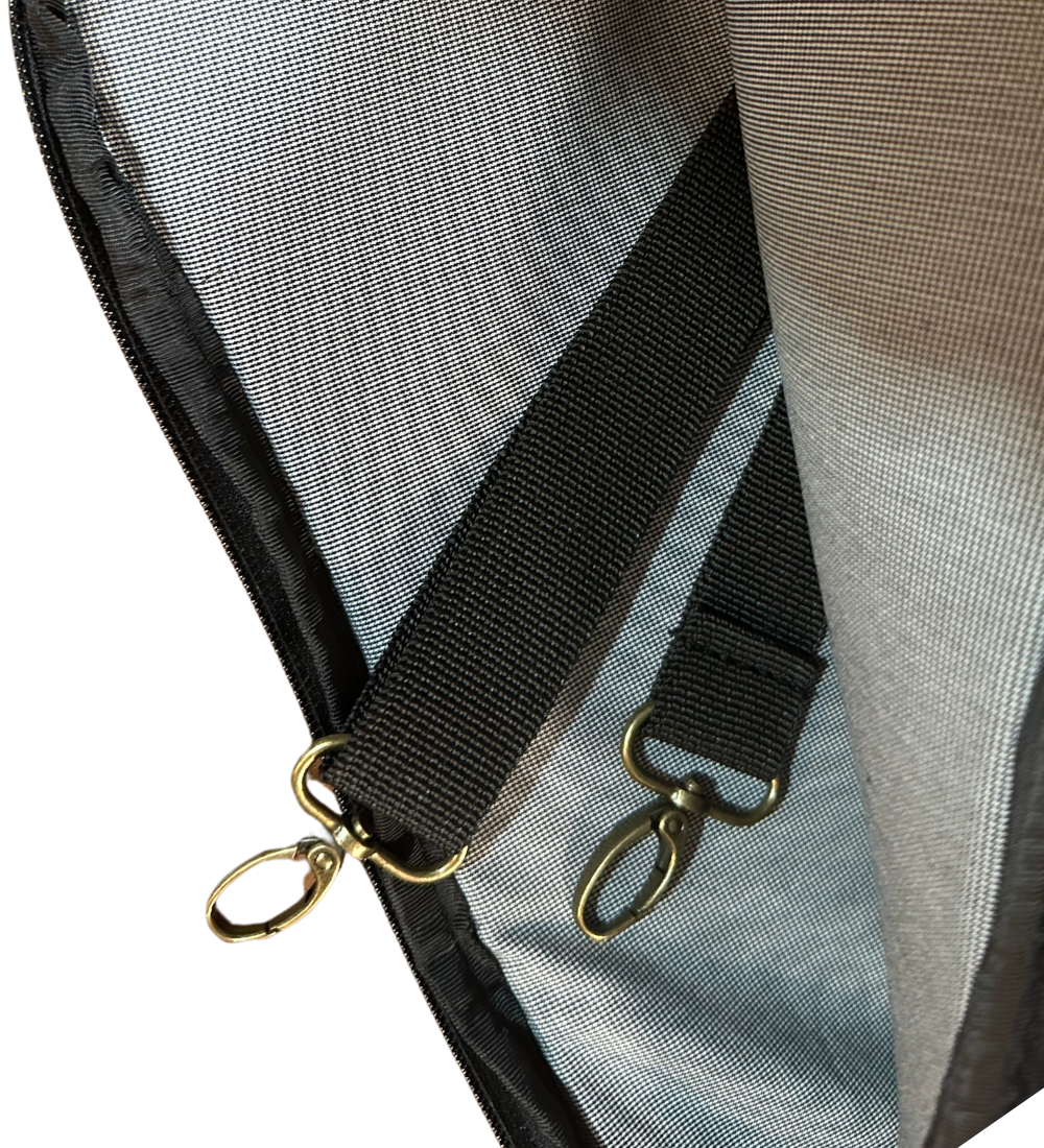 קייס לפטופ שחור נצנצים ושחור