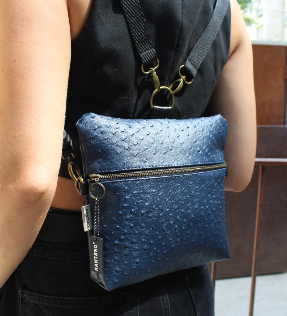 מיני 4 ב-1 כחול כהה נקודות