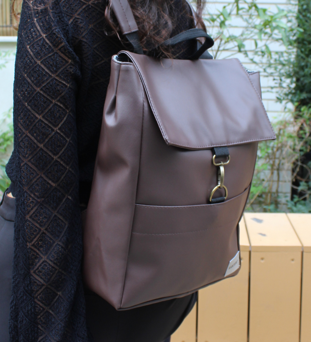 תיק גב אקספרט- חום כהה