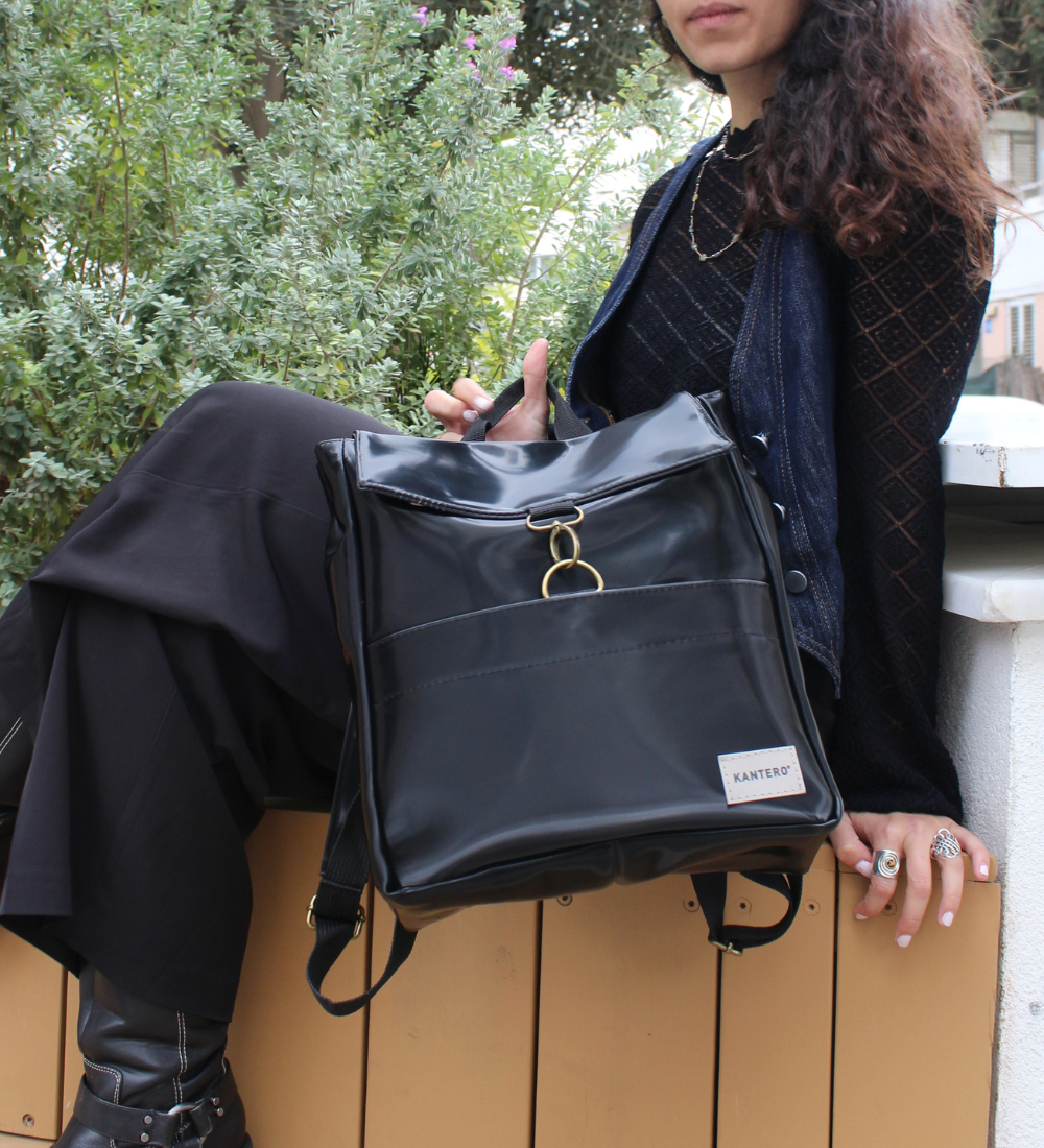 תיק גב אקספרט- שחור ג'אז