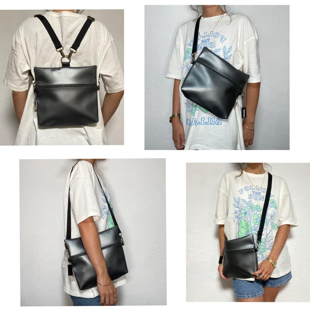 מיני 4 ב-1 שחור נצנצים ושחור