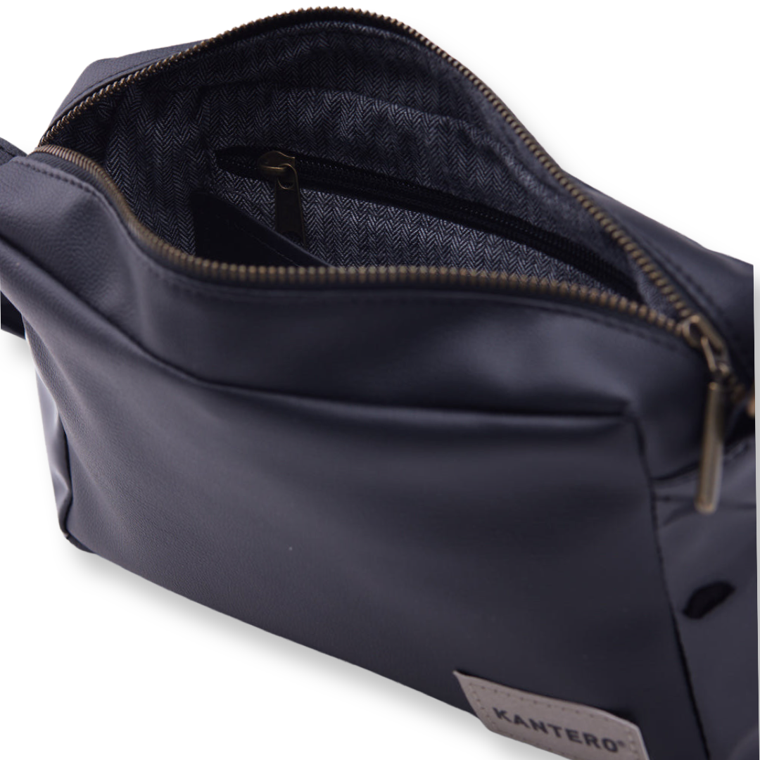 תיק צד קטן EDIT-שחור נצנצים ושחור