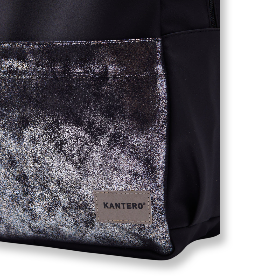 תיק גב וייז כסוף משופשף ושחור